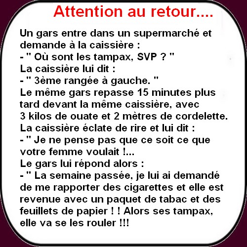 On ne rate pas l'humour du mercredi.