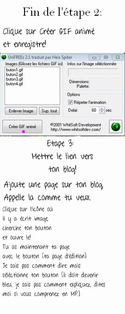 Faire un bouton de blog animé