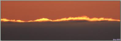 Coucher de soleil à 22 h 50 - Au large d'Aasiaat - Groenland