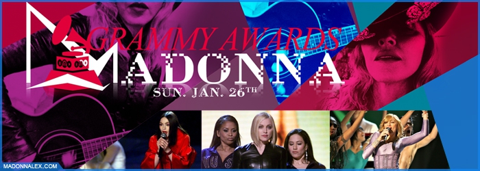 Breaking News : More details on Madonna's performance at the Grammy Awards
