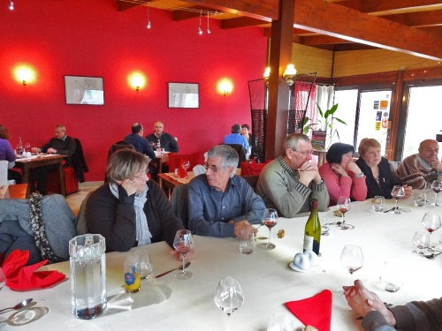 Le repas amical des peintres de la Section-Peinture des Amis du Châtillonnais..