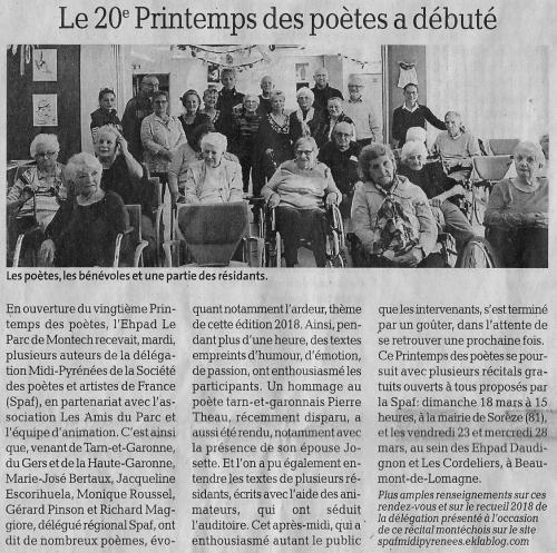 RECITAL MONTECHOIS