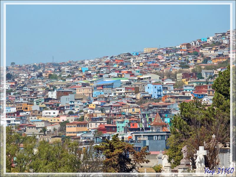 20/03/2022 : suite de la balade dans les ruelles de la colline Cerro Conception - Valparaiso - Chili