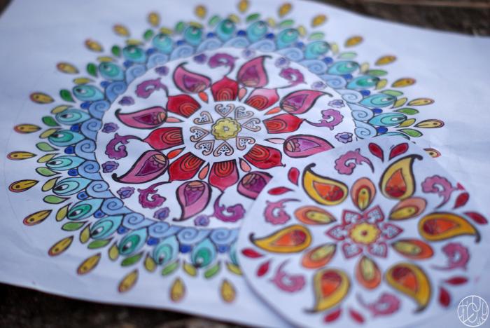 Défi gravure 22/52 - Des tampons mandala