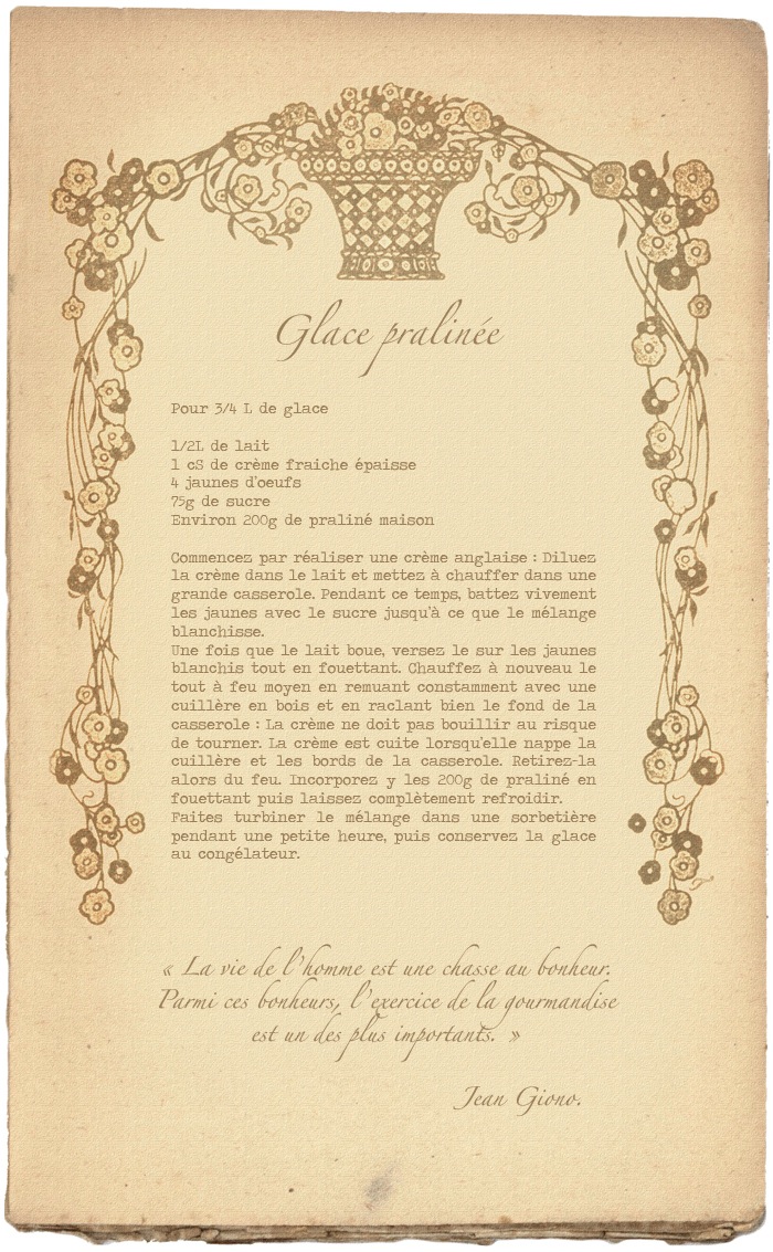 Glace pralinée (au praliné maison)