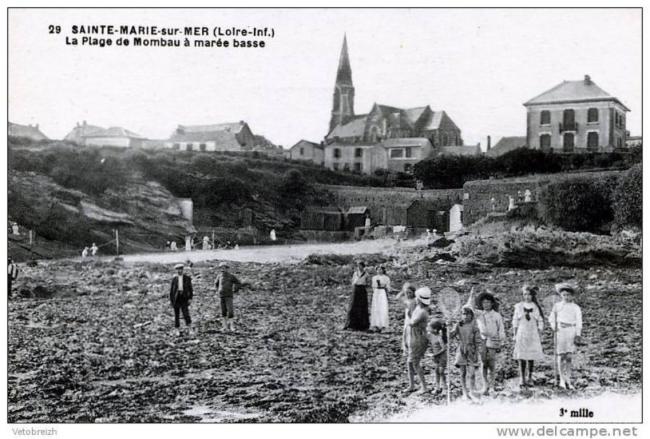 Plage de Montbeau à Pornic