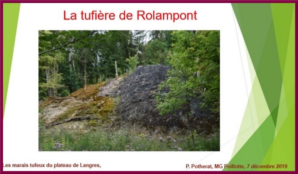 "Les marais tufeux du Plateau de Langres", une conférence proposée par la Société Mycologique du Châtillonnais