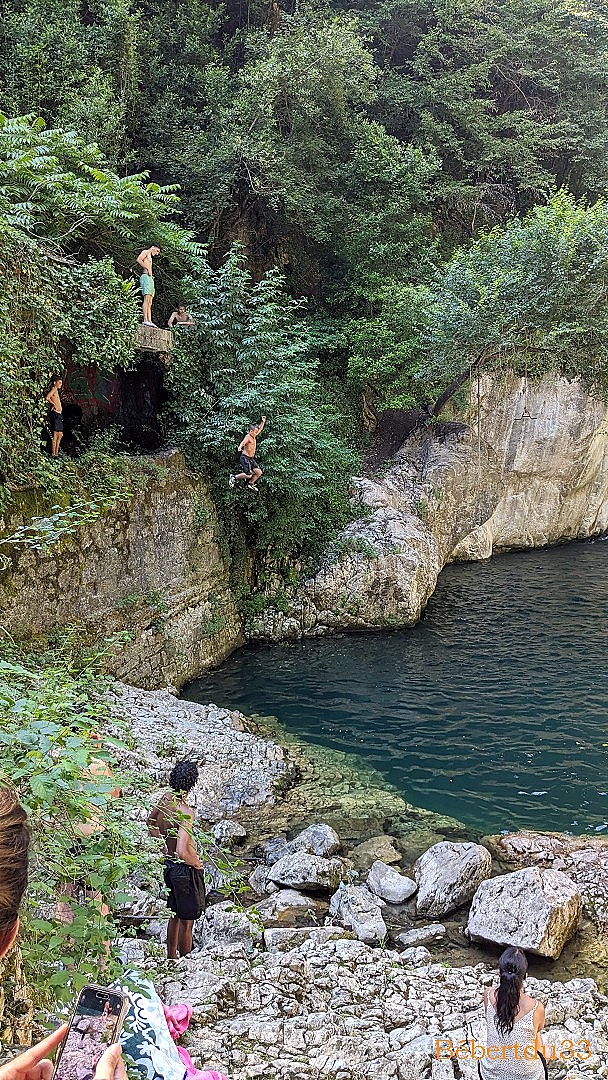 une cascade à Sospel 