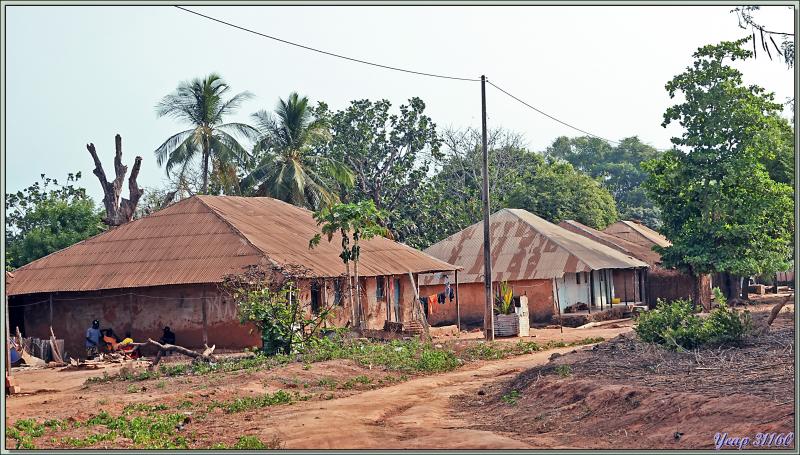 Errance dans les rues surchauffées de Bolama - Ile de Bolama - Bijagos - Guinée Bissau