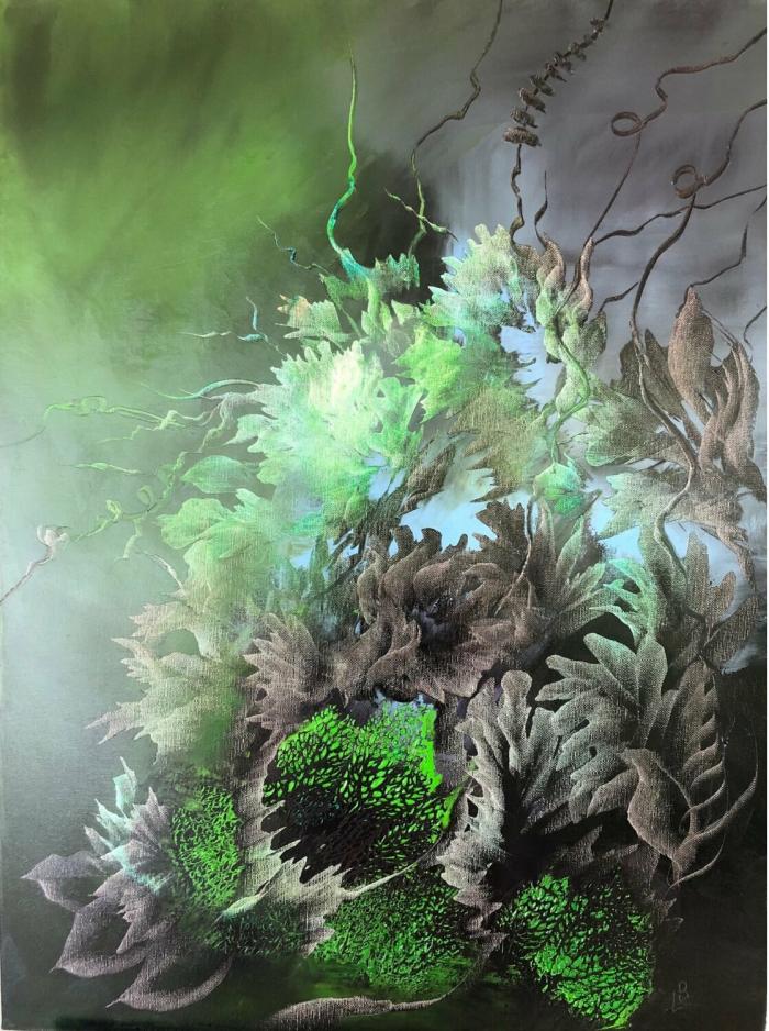 Peinture de ; Ludmila Budanov  peintre chypriote