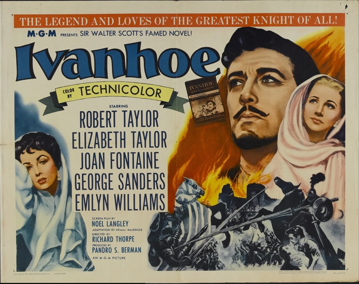 IVANHOE REISSUE BOX OFFICE USA 1962