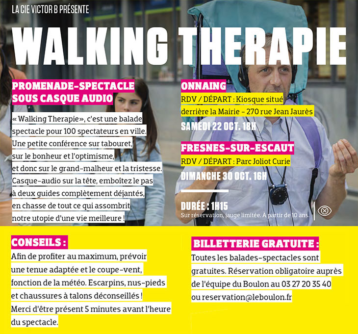 Balade artistique « walking thérapie », avec Le Boulon
