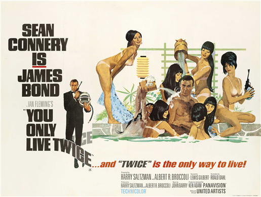 ON NE VIT QUE DEUX FOIS - BOX OFFICE SEAN CONNERY 1967