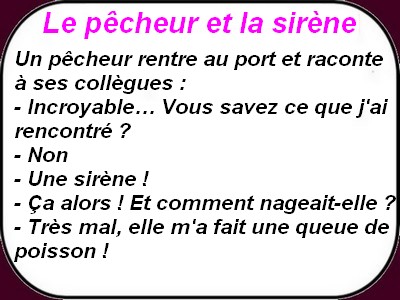 On ne rate pas l'humour du mercredi.