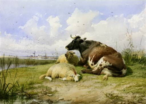 Peinture de :Thomas Sidney Cooper 