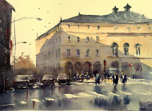 Aquarelles de : Jean Luc Decron