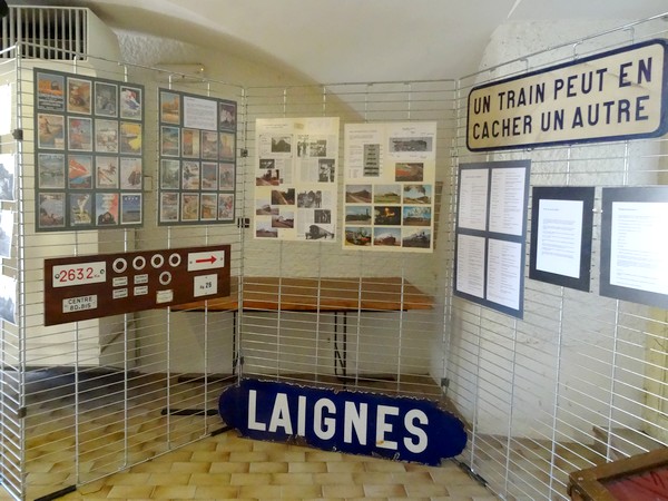 Souvenirs d'une exposition sur l'arrivée du train à Châtillon sur Seine...