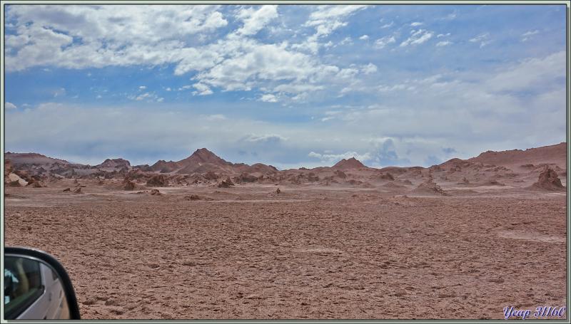 15/03/2022 matinée : suite de notre visite de Vallecito en allant vers un point de vue surplombant l'ensemble de la région  - Cordillera de la Sal - San Pedro de Atacama - Chili