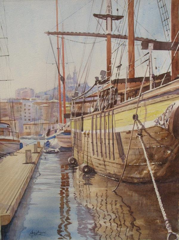 Aquarelles de : Christiane Prévost