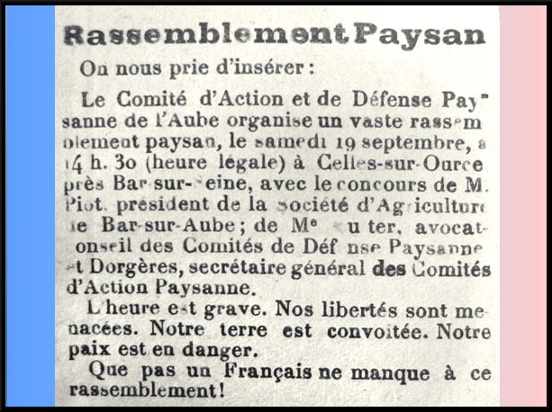 Le Front Populaire vu par le "Châtillonnais et l'Auxois" de 1936 (partie 2)