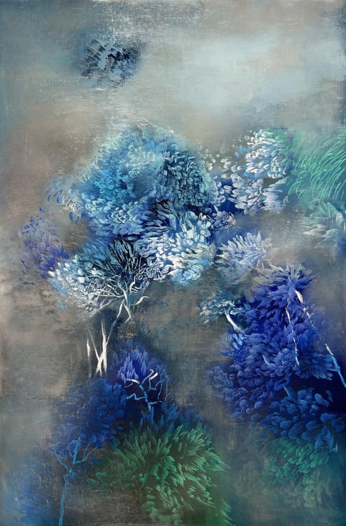 Peinture de ; Ludmila Budanov  peintre chypriote