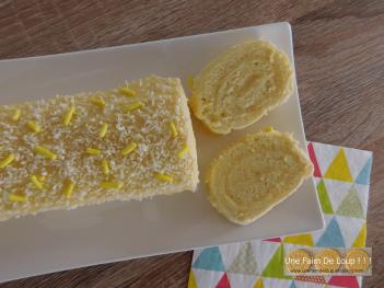 Roulé au citron & chocolat blanc