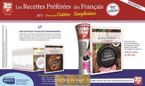 Collection " Les recettes préférées des français " - 5 Janvier 2016