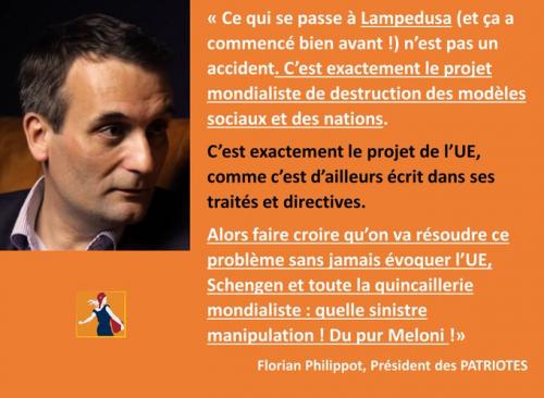 On n'arrêtera pas les migrants avec des paroles ...