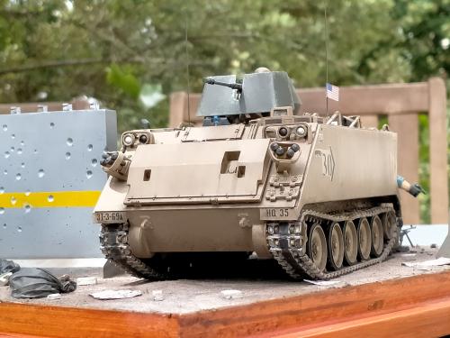 Diorama au 1/35 : sauvetage de VIP en Irak