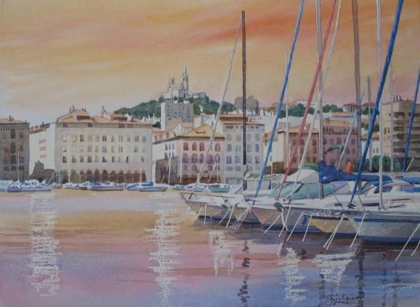 Aquarelles de : Christiane Prévost