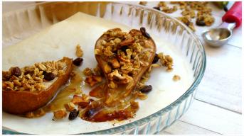POIRES CRUNCHY AU MUESLI