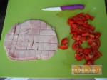Tarte fine jambon tomate et pointe de moutarde