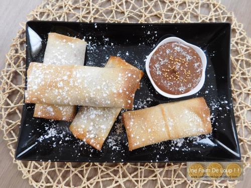 Nems chocolat coco banane