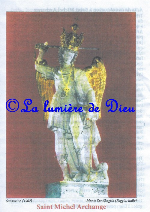 Dévotion à Saint Michel Archange et au Précieux Sang