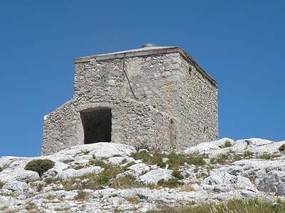Plan d'aups : chapelle du Saint Pilon