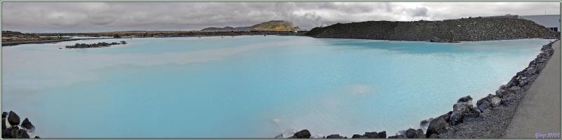 07/06/2023 : visite de la zone publique du Blue Lagoon, les bassins des bains ne sont pas accessibles sauf en payant l'entrée (cher, très cher !) - Péninsule de Reykjanes - Islande