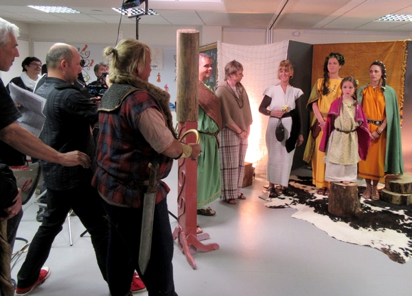 Le tournage du clip  sur la Dame de Vix par "La fabrique à Berlue" a enthousiasmé les visiteurs !