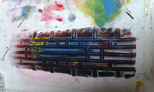 mes tampons et pochoirs fait maison