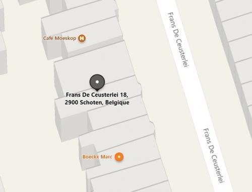 Frans De Ceusterlei 18, 2900 Schoten - Plan cadastral-Kadasterkaart