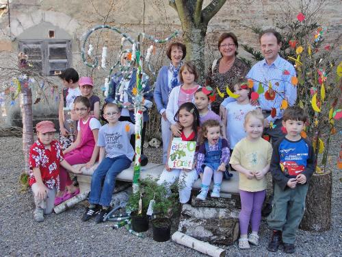 Le concours sur les arbres à la bibliothèque