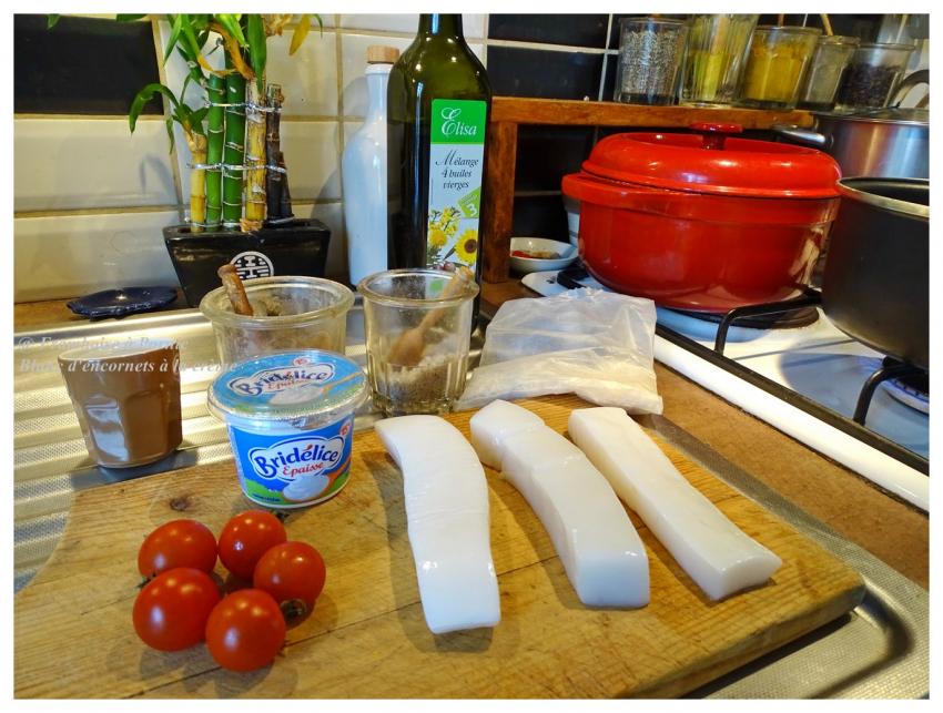 Blanc de Seiche à la crème 