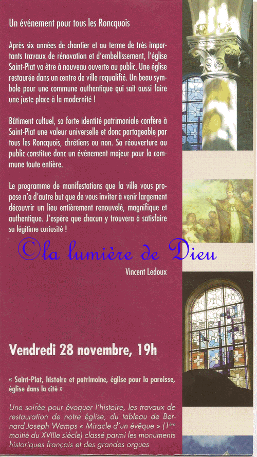 Roncq : l'église saint Piat