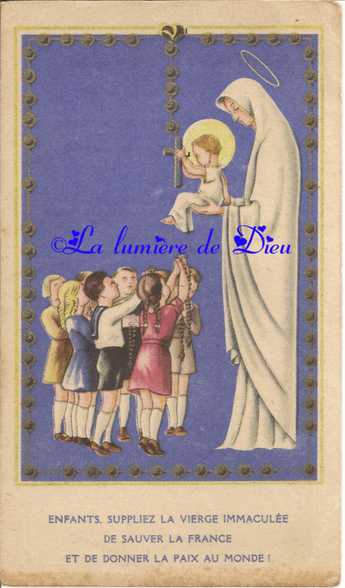 Prière à Marie pour la France