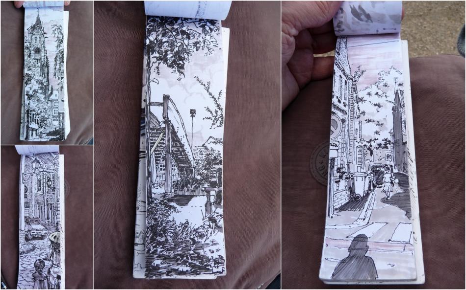 Au Jardin des Plantes, Raoul Douglas dessine