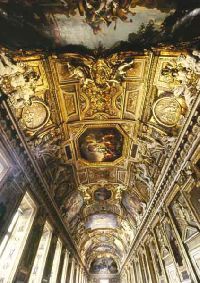La galerie d�Apollon apr�s restauration (vue en perspective de la vo�te), � E.Revault / Mus�e du Louvre