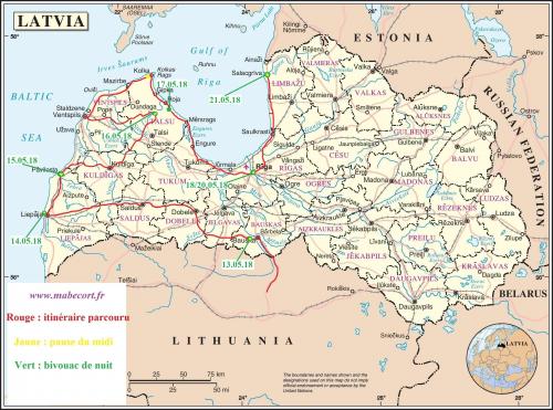 Lettonie du 13 au 21.05 + Bonus
