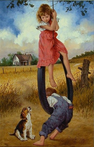 Jeux d'enfants d'avant