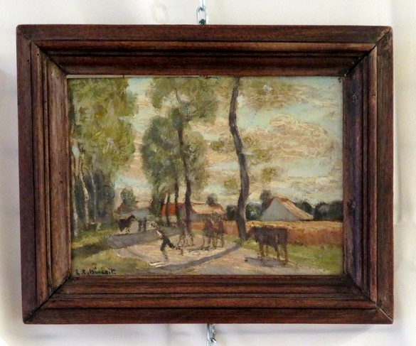 Emmanuel-Charles Bénézit, peintre réputé du XXème siècle, tissa des liens avec le Châtillonnais....