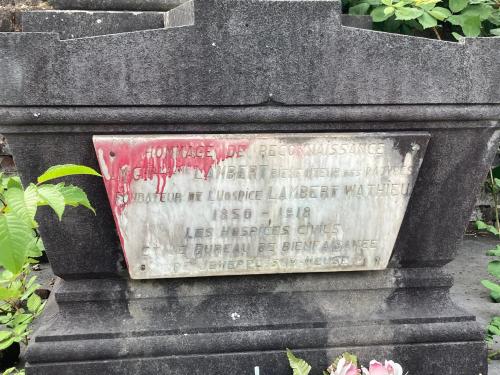 Tombe de Guillaume Lambert (ancien cimetière de Jemeppe)-2