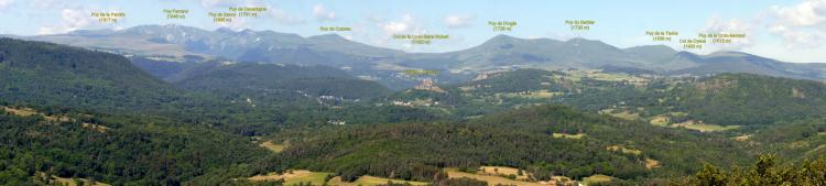 Panorrama du puy de Mazeyres